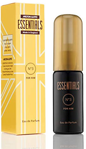 MILTON-LLOYD ESSENTIALS N° 3 Parfum pour homme Eau de parfum pour homme 50 ml, Parfum de luxe - Après-rasage pour homme, Parfum longue durée pour homme par Milton-Lloyd