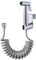 Hochwertiges Bidet-Set mit Wassertankhaken und flexiblem Teleskop-Duschschlauch aus ABS 59 Zoll für die tägliche persönliche Hygiene (Grau)