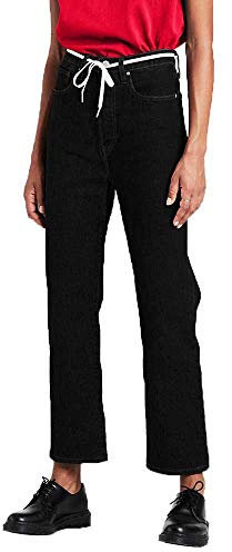 Levi's Femme Ribcage Straight Ankle, Black Heart, 31W / 27L