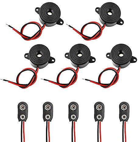 DC 3-24V 85dB Piezo Elektro Alarm Alarmanlage Buzzer Piezoelektrischer Summer Buzzer Alarm Summer Piezo Elektronischer Summer Alarm Summer