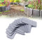 UISEBRT 30 Pezzi Bordo per Giardini Grigio 7.5m, Bordo per Prato in plastica, Effetto Pietra, Palizzata per Giardino Bordo Aiuole, Grigio