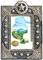 Western Fotorahmen Bilderrahmen Holzrahmen Texas Stern, für Bilder 15 x 9 cm