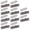 Handgefertigte Etiketten Mehrzweck-10 Stück Handgefertigte Metalletiketten Tags Für Kleidung, Schuhe, Taschen, Rechteck, Handgefertigte Bedruckte Etiketten, Diy-nähhandwerk,(color : a Black)