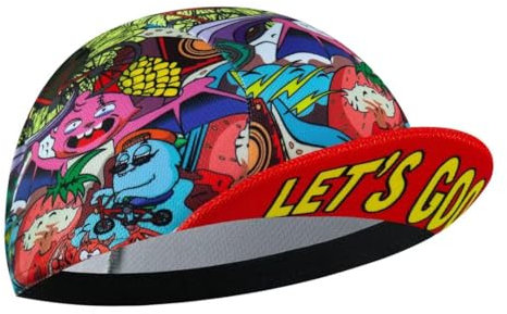 Corsehild Cartoon Fahrradmütze Unter Helm Radsport-Kappen für Unisex Fahrradmütze