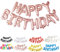 Vthoviwa Happy Birthday Palloncini Buon Compleanno Palloncino Banner Rosa Oro HAPPY DIRTHDAY Decorazioni