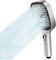 Shower Head High Pressure, Square Shower Head with 3 Modes, Universal Shower Heads in Shiny Chrome Plated Finish (Without Hose)
