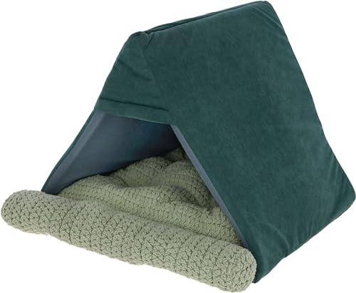 Kerbl Pet Kuschelhöhle Anne, grün, 45x40x34cm,