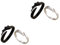 GALPADA 4 Stück Paar Ringe valtinstaggeschenke vakentienstagsgeschenk valwntinstagsgeschenk Gothic-Ringe Neuheit paar Liebhaber kreativer Zinklegierung Black