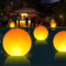 DeeprBling Luces Flotantes Piscina Solares de Llama, Bolas Luces Piscina Flotantes, Impermeables IP68 Bola Flotante Luz Solar Piscina, Ø35cm Inflables Bolas de Luz LED para Piscina Jardin - 1 Pieza