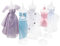 SEWOART Kreatives Nähen Für Kinder Bastelset Mit Minikleid-Design DIY-Material Für Mädchen