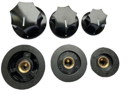 ITCLEYMDZV 10pcs 33mmX15mm B03 Potentiometer knob B3 bakelite Potentiometer Cap Potentiometer Handle Inner Hole 6mm