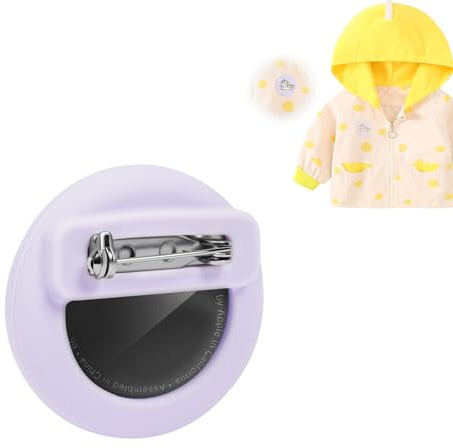 AXFEE AirTag-Hülle Kinder Verstecke, Silikon Schutzhülle, Einhorn Lila | Kratzfest & stoßfest, Airtag-Halterung Case für Kinder, Haustiere, ältere Menschen, Rucksack, Kompatibel mit A-pple AirTag