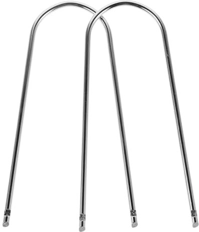 BESTYASH Car Radio Removal Tool Kit 2 Pcs U-Shaped Keys for Quick Disassembly of CD/DVD Audio Systems Compatible Car Models and Suitable for Audio Repairs