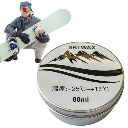 Cera per skateboard, 80 ml, pasta per pattinaggio rapido, cera per skate, per prestazioni ottimali per proteggere lo skateboard, sport invernali, competizioni ricreative