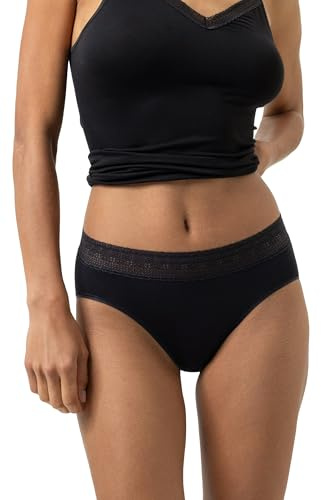 Mey Damen Taillenslip mit Spitze Serie Modal Lace | Taillensitz, Dekorativer Bund, Ohne Seitennähte, Weicher Griff, Baumwolleinsatz, Gr. XS-XXL