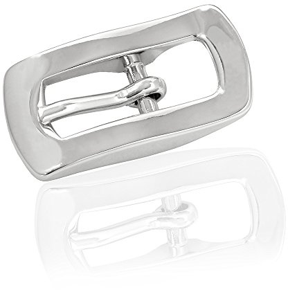 Gürtelschnalle Buckle 10mm Metall Silber Poliert - Buckle Balance - Dornschliesse Für Gürtel Mit 1cm Breite - Silberfarben Poliert