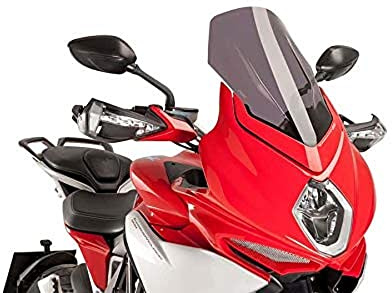 Puig 7017F Touring Windscreen improved wind protection, Dark Smoke