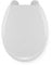 Croydex Sit Tight Huron Toilet Seat, White, 45 x 36 x 5 cm