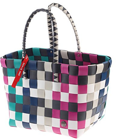 WORLD OF BASKETS ICE-BAG Witzgall 5009-49-0 Evergreen Einkaufskorb, Shoppertasche, 28x21x28 cm