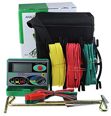 Megaohmmetro 0-2000 Ohm Real Digital Earth Tester DY4100 Misuratore di resistenza di terra
