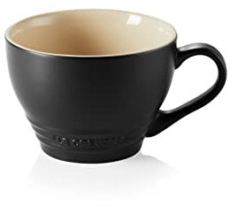 Le Creuset Mug géant en grès, 400 ml, Noir Mat, 70304400000002