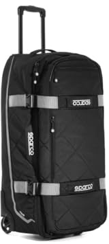 Sparco S016437NRSI Borsa Tour, Nero/Argento