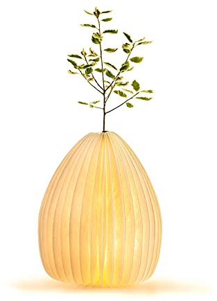 Gingko SMART VASE Light Walnut