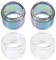 YiTenn 4 Stück Ersatz Bulb Glas Tank Pyrex Glas für Uwell Crown 4 IV (6ml Kapazität)