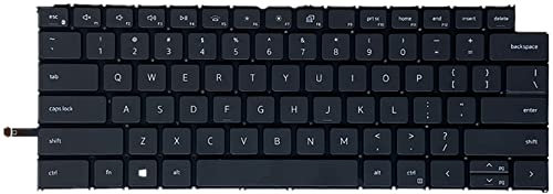 fqparts Replacement Laptop Keyboard For DELL For XPS 15 9510 US UNITED STATES edition Black