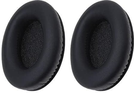 1 Paar Ohrpolster kompatibel mit JVC HA-S600 Headsets Protein Leder Schaum Ersatz Komfort Ersatz Ohrpolster Schwarz
