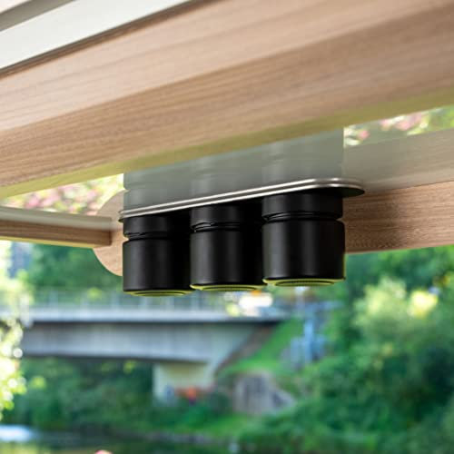 silwy® Feinkost-Magnetgläser 3er-Set (All Black 125ml)