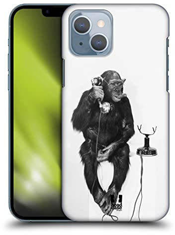 Head Case Designs AFFE Am Telefon Komische Tiere Harte Rueckseiten Handyhülle Hülle Huelle kompatibel mit Apple iPhone 14