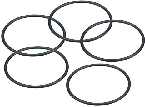 PATIKIL 10 Stück Dichtungsringe O-Ringe Gummidichtung 55mm AD 50mm ID 2.65mm Breite Nitrilgummi Unterlegscheibe Dichtungssatz Gummischeiben für Wasserhahn Autoreparatur Schwarz