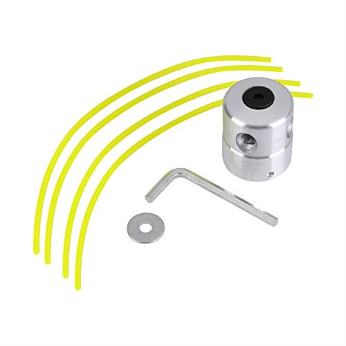 Testina per Decespugliatore Testina per Decespugliatore Universale in Alluminio con Set di Fili per Decespugliatore Accessori per Tagliaerba