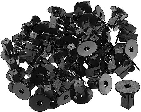 A ABSOPRO 50 Stück Kotflügel Liner Clips Ersatz für Toyota Corolla Schwarz