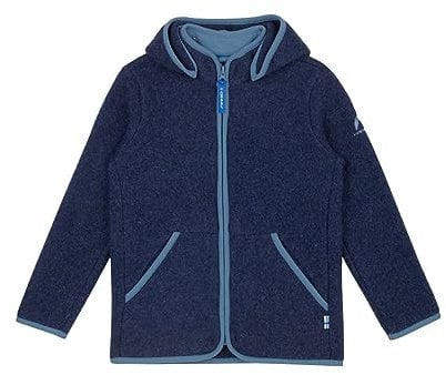 Finkid Kinder Luonto Wool Jacke, Navy/Dove, 120-130