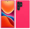 kwmobile Cover per Samsung Galaxy S24 Ultra Custodia - Back Case per Caricatore Wireless - Antiurto e Flessibile in Silicone TPU - rosa shocking