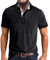 Lightning Deals of The Day Button Down Shirts Mens Mens Base Layer Tops Long Sleeve Sweatshirt with Collar Sports T Shirts for Men Adult Mens Smart Short Sleeve Shirts Sale Clearance Black