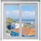 Rete Antizanzare Adesiva per Finestre 50x100cm Zanzariera adatta per apertura finestra,bianco