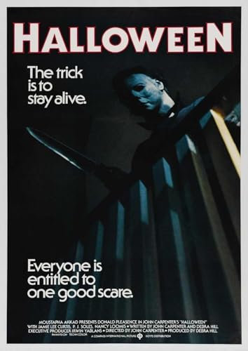 Vintage Halloween V2 70's cult Horror Movie poster Wall Art print Home Decor A5, A4, A3, A2, A1 Framed/Unframed (A3 297 x 420mm)