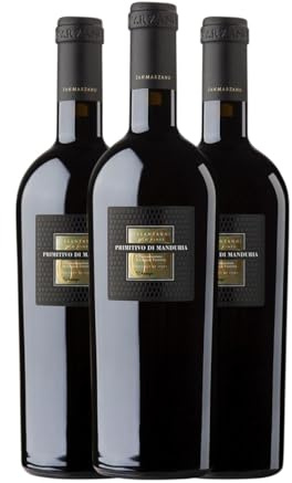San Marzano Sessantanni Primitivo Primitivo di Manduria 75 cl Rotwein (Karton mit 3 Flaschen von 75 cl)