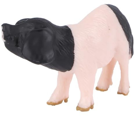 WHAMVOX 1pc Pig Model Figure Animal Toys for Simulation Pig Miniature Pig Figurine Farm Animal Figurine Toy Adorable Imitation Pig Ornament Fairy Garden Ornament Mini Animal Plastic