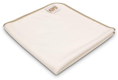KDPD® - Das Kid-Pad | beige 60x60cm | wasserdichte und waschbare Kinderdecke aus weichem Premium-Polarfleece | saugstark & wasserdicht | OEKO-TEX® Standard 100