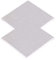 Placa aislante de fibra cerámica ignífuga para hornos de pizza, estufas de leña, hornos y hornos, 300 mm x 300 mm x 10 mm (2 unidades)