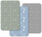 Unnivoll Spannbettlaken 70x140 cm Babybett, 3er Pack Bettlaken Für Kinderbett, Atmungsaktives Weiches Mikrofaser Spannbetttücher Graugrünes Sternbild