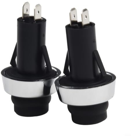 Beleuchtete Ersatz-Knöpfe für Weber Summit Grills (2er-Set) inkl. kompatiblen Momentanschaltern für mehrere Grillmodelle