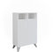 Vicco Midischrank Leano, Badmöbel, Weiß, 60 x 97 cm mit 2 Türen