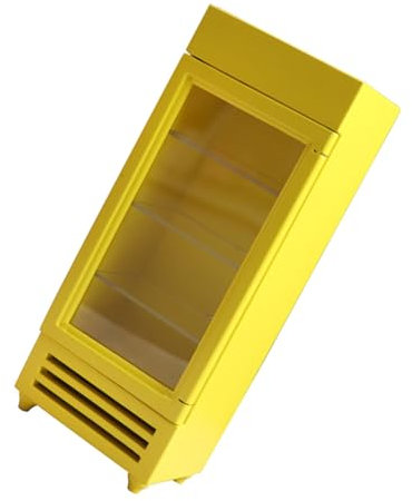 HEMOTON Mini-kühlschrank Fürs Schlafzimmer – Miniaturkühlschrank Im Maßstab 112 Mini-kühlschrankmodell Aus Holz Spielzeugkühlschrank Mit Dekorativen Merkmalen