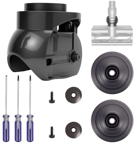 KXVXXV Replacement Ball Wheel (V-Ball) + Vacuum Cleaner Head Connector for Dyson V10 V11 V15 Replacement Parts 100W High Torque Cleaning Head Connection Accessories for Dyson Vacuum Cleaner V10 V11