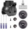 KXVXXV Replacement Ball Wheel (V-Ball) + Vacuum Cleaner Head Connector for Dyson V10 V11 V15 Replacement Parts 100W High Torque Cleaning Head Connection Accessories for Dyson Vacuum Cleaner V10 V11